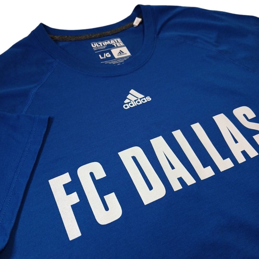 Adidas Ultimate Tee FC Dallas MLS Short Sleeve‎ Size Large men's